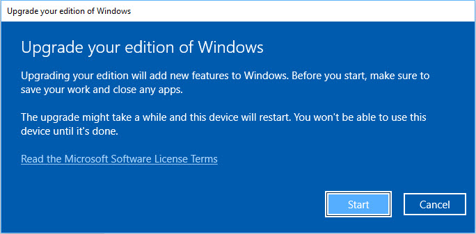 Upgrade to windows 10 home version 1511 10586 failed to install